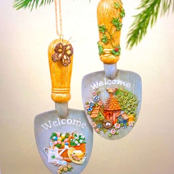 Garden spade ‘Welcome’ ornament- set of two - Picture 7 of 7